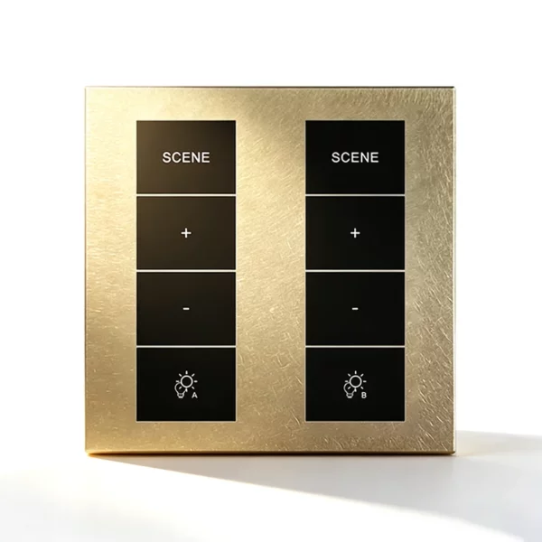 X18L 2 Dimmer 2 Scene Aluminum Smart Dimmer Switch