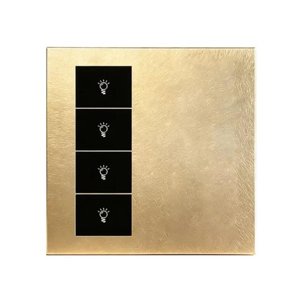 X18L 4 Gang or 4 Scene Aluminum Smart Switch