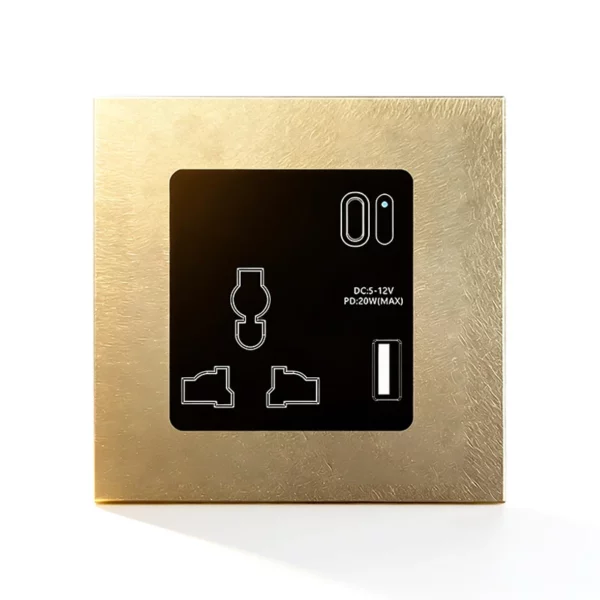 X18L Aluminum Smart Global Sockets USB Type C