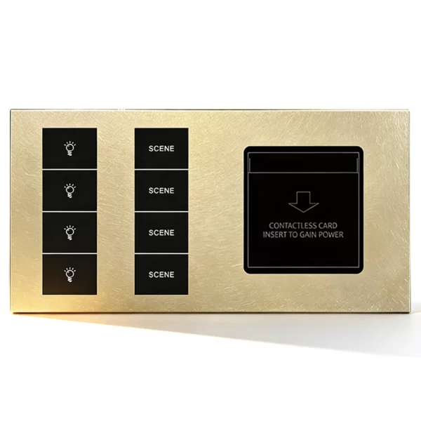 X18L Aluminum Smart Switch And Smart Card For Hotel