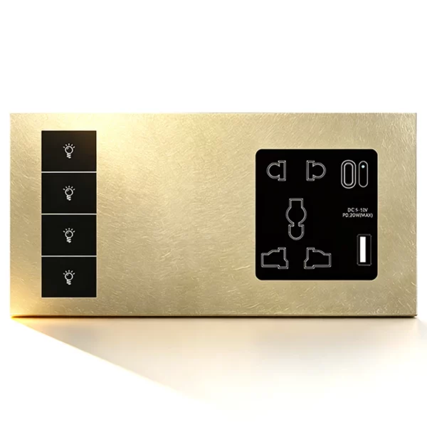 X18L Aluminum Smart Switch And Smart Socket