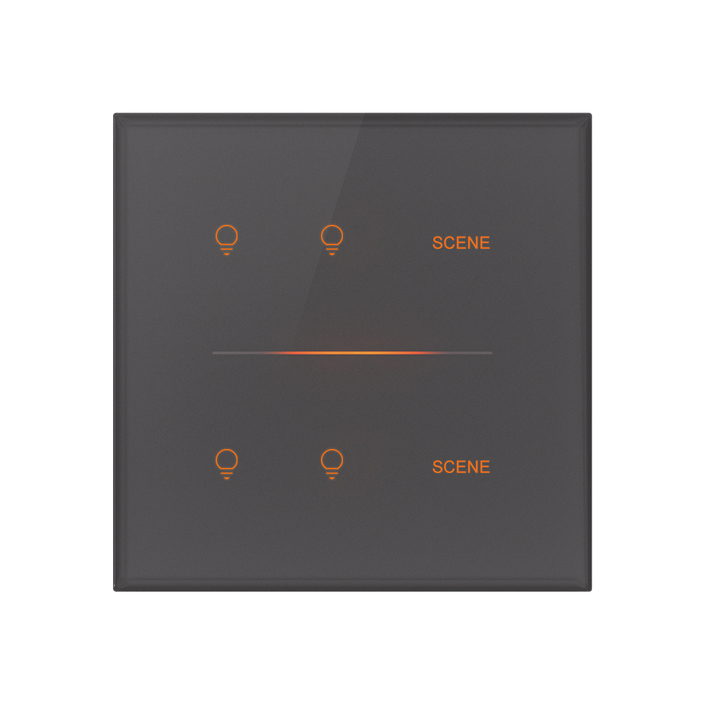 X26A 4 Gang 2 Scene Smart Touch Switch