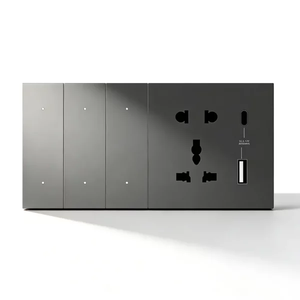 4 modular switch and socket