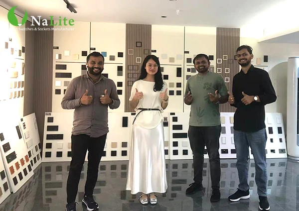 India Smart Home Client Visits NaLite Smart Factory to Explore Custom Chip Smart Switch Solutions
