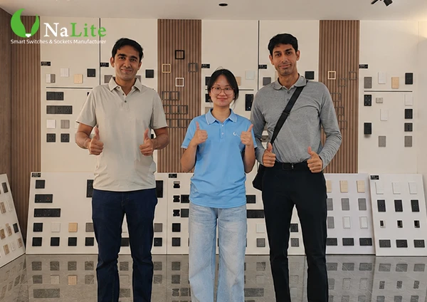 Pakistan Engineering Customer Visits NaLite Smart to Discuss Smart Switch Quality and Sample Testing